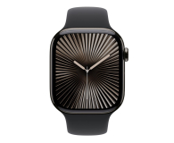 Apple OUTLET - Watch 10 46/Łupkowy Tytan/Czarny Pasek Sportowy S/M - 1326397 - zdjęcie 2
